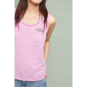 Anthro Maeve Praia Pocket Tank Size M Medium